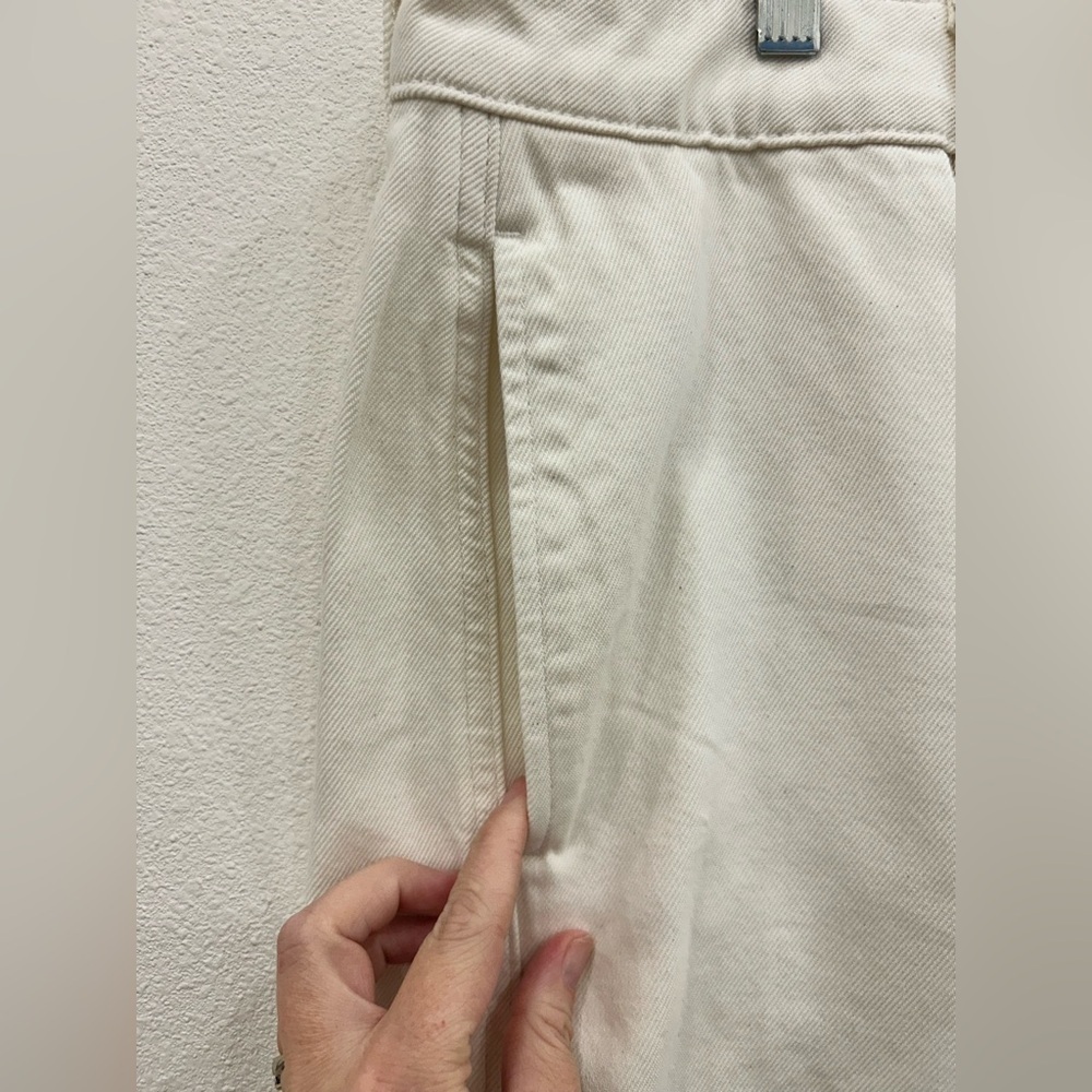 J.Crew Relaxed barrel-leg jean white sz.18 classic preppy office casual staple - Picture 7 of 11